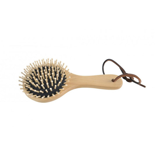 Brosse à crins ronde en hêtre - Borstiq