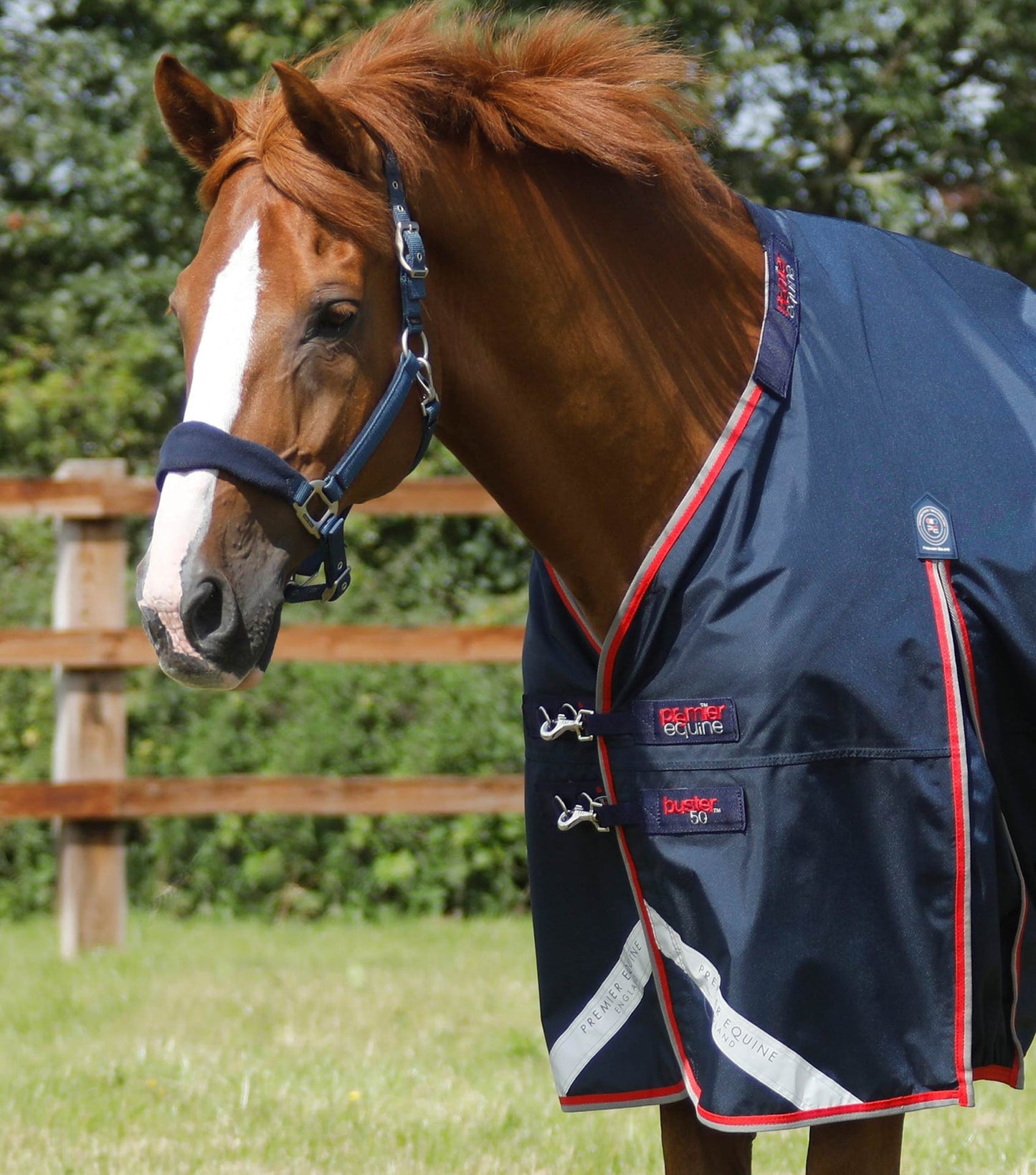 Couverture imperméable, Buster 50gr avec cou amovible - Premier Equine