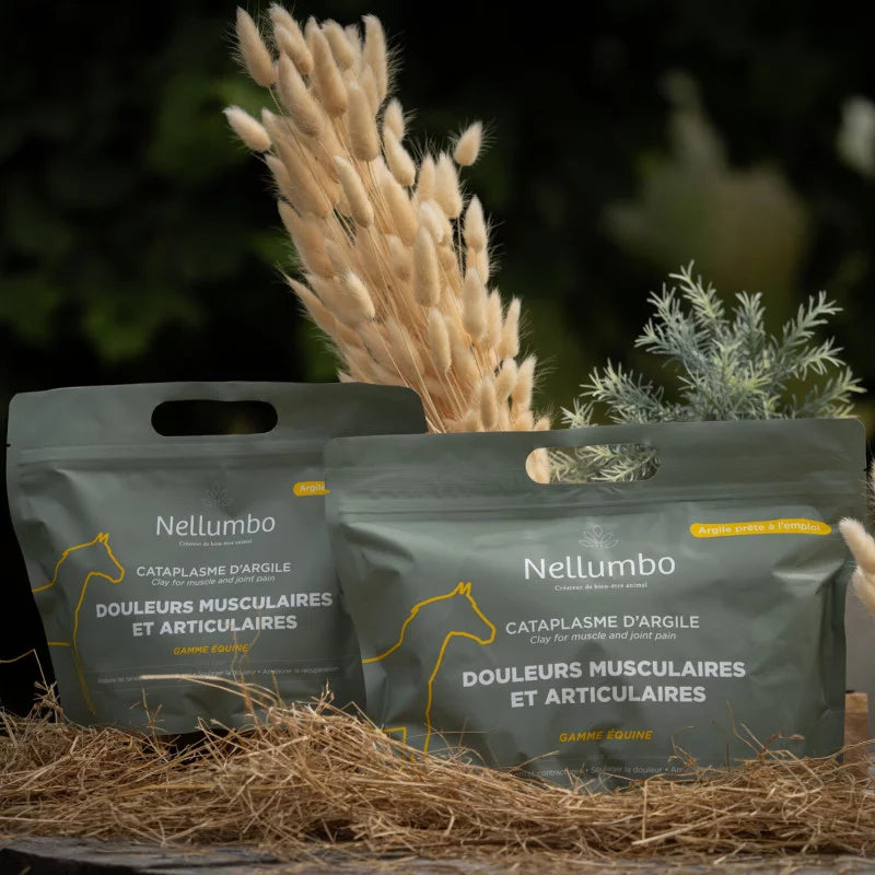 Cataplasme d'argile, Douleurs musculaires & articulaires Contenance - Nellumbo