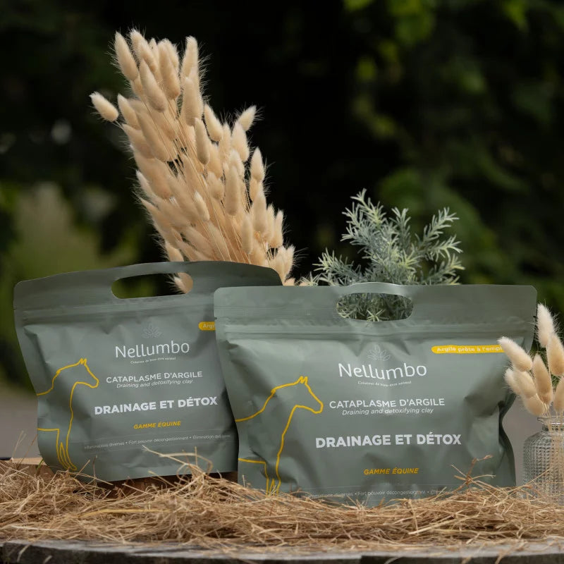Cataplasme d'argile, Drainage & Détox Contenance - Nellumbo