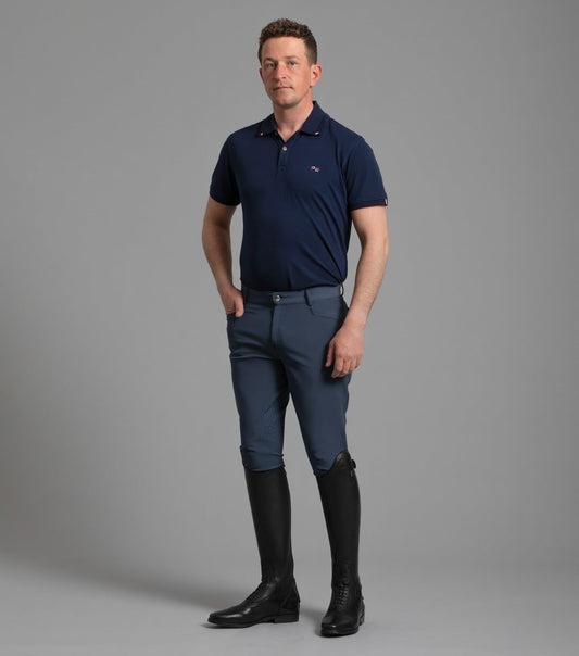 Men's riding trousers with Tom darts, Super X, Navy - Jump'In