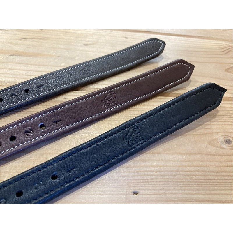 Étrivières cuir veau, Havane - Jump'in