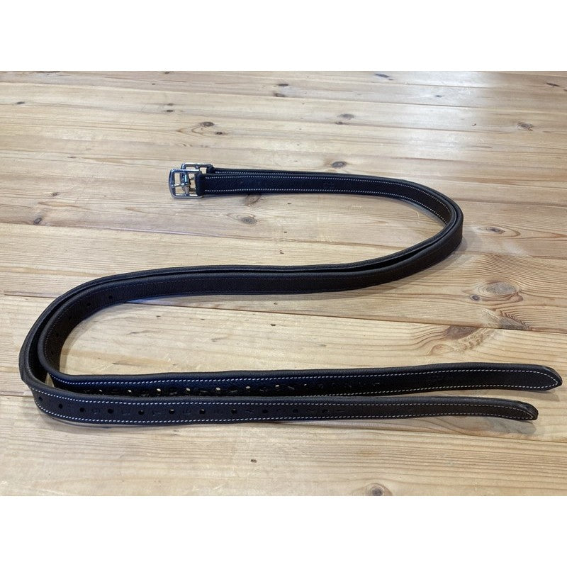 Étrivières cuir veau, Havane - Jump'in