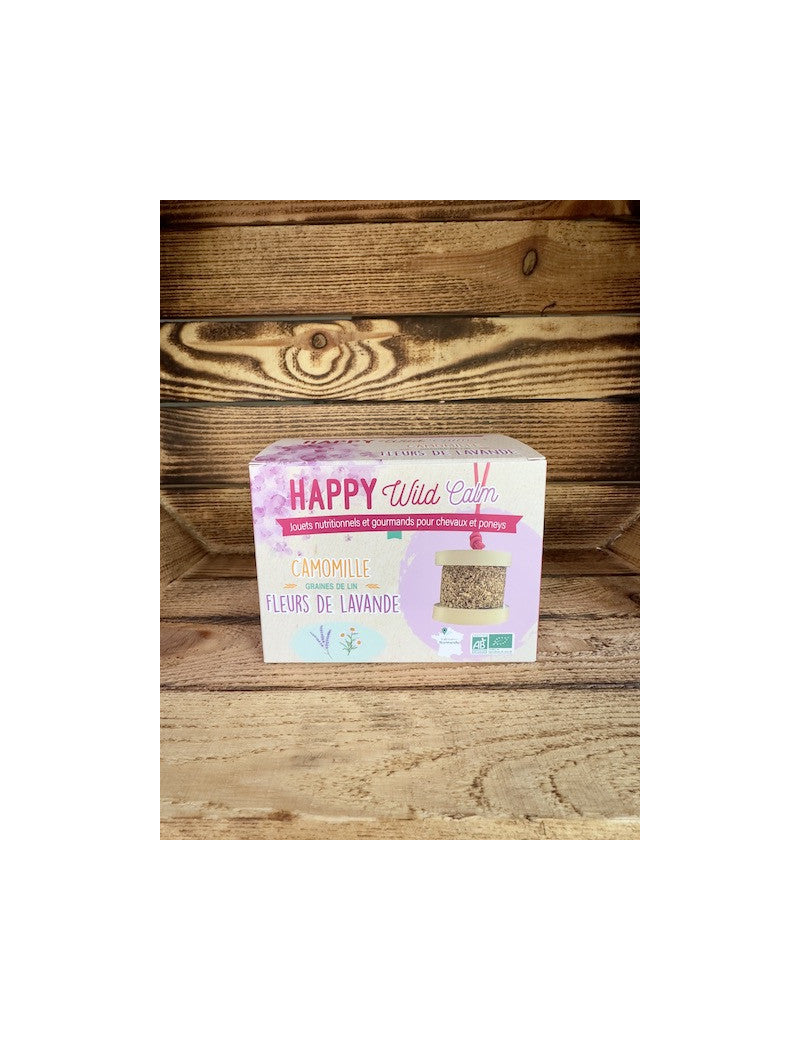 Happy wild Calm,  Fleurs de lavande - Camomille Bio - Happy Crackers