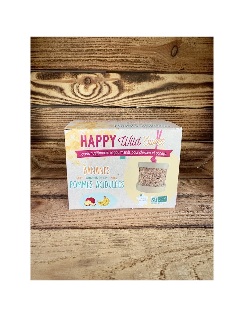 Happy wild Sweet, Pommes - bananes Bio - Happy Crackers