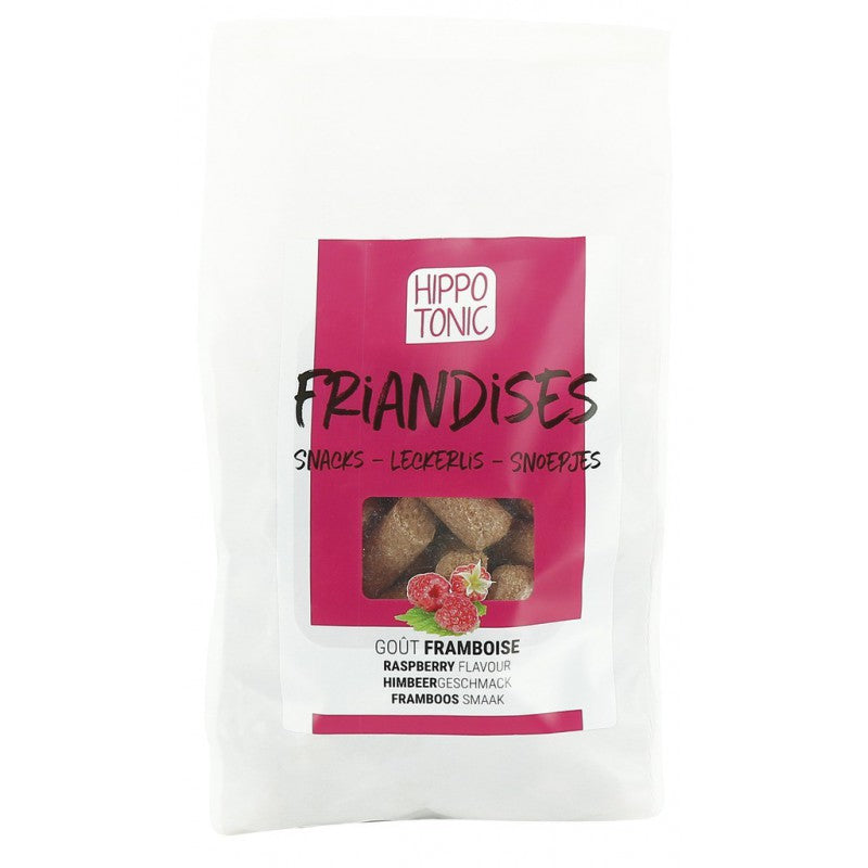 Bonbons pour chevaux, goût framboise 1kg - Hippotonic