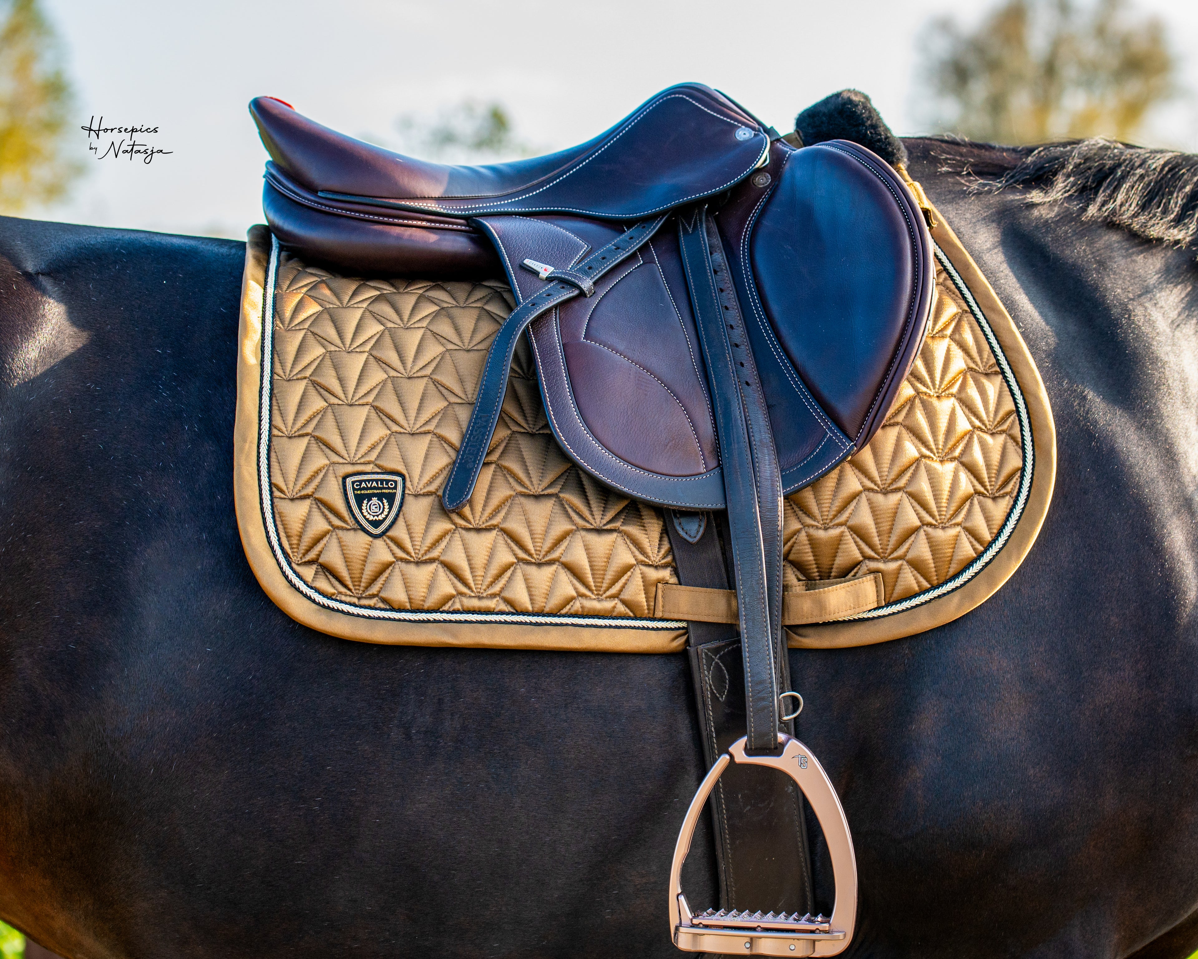 Tapis Cavallyana, dark caramel - Cavallo Premium Capsule