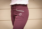 Pantalon d'équitation Junior fille Marie, Prune - Jump'In