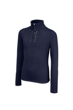Haut manches longues zip Shirt sports, Navy - Pikeur
