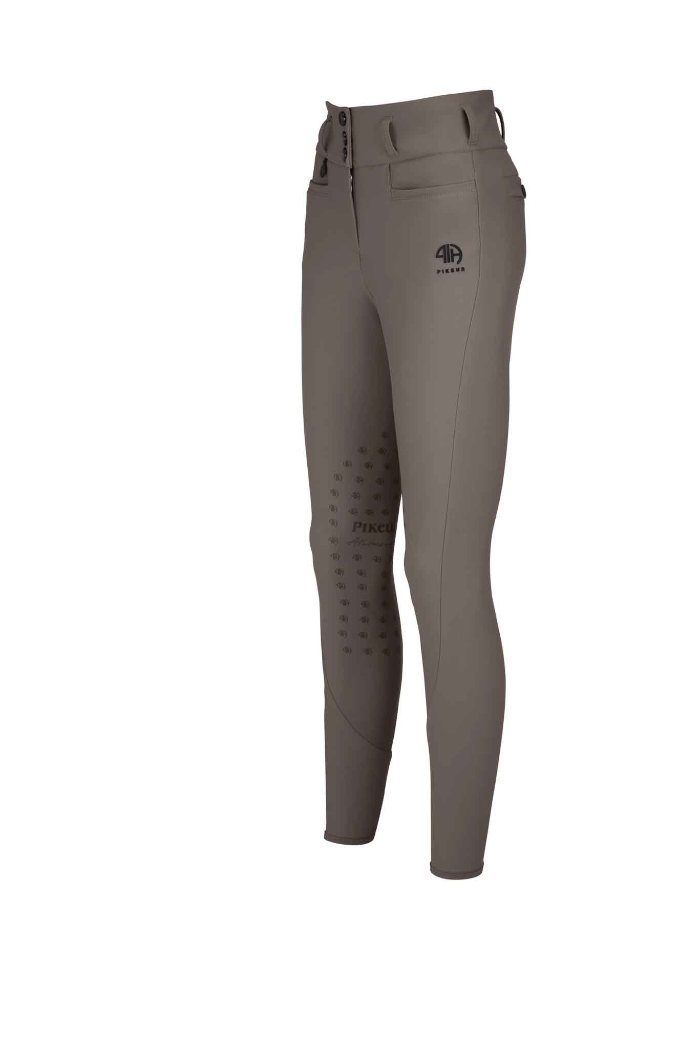 Pantalon genoux grip Highwaist, Taupe - Pikeur AH 2023