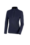 Haut manches longues zip Shirt sports, Navy - Pikeur