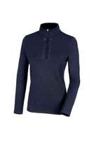 Haut manches longues zip Shirt sports, Navy - Pikeur