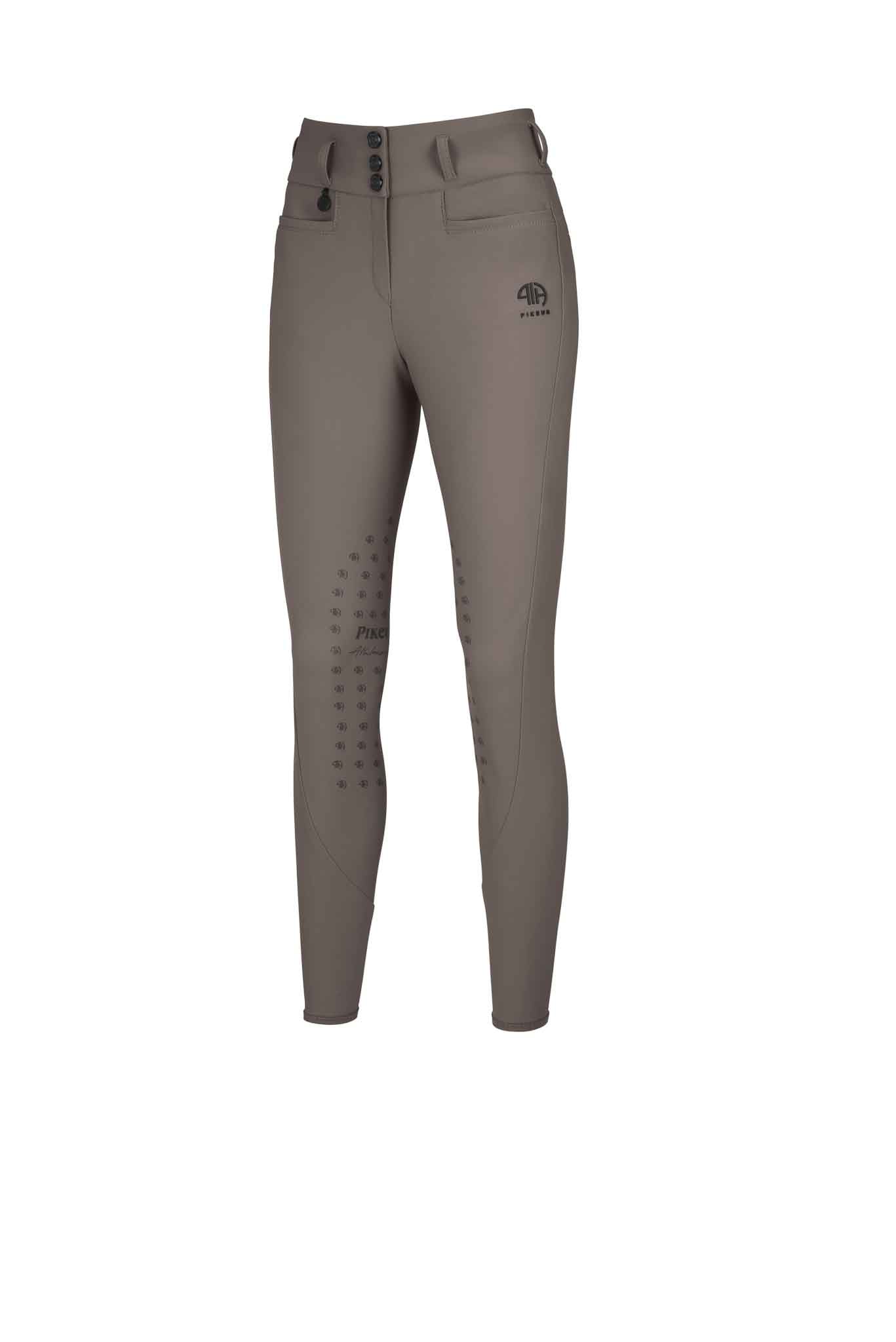 Pantalon genoux grip Highwaist, Taupe - Pikeur AH 2023