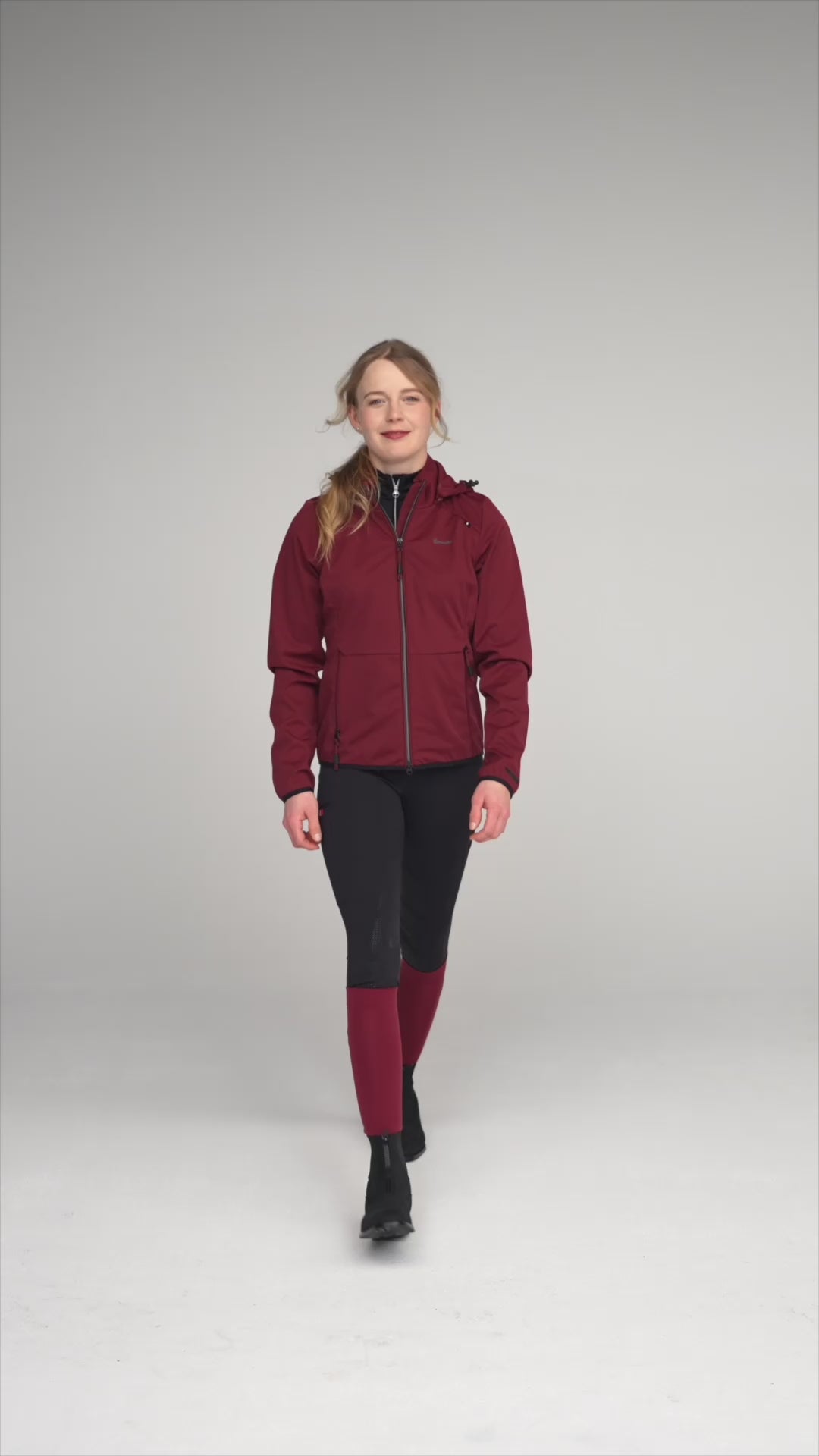 Veste softshell Cavalfaith, dark red - Cavallo