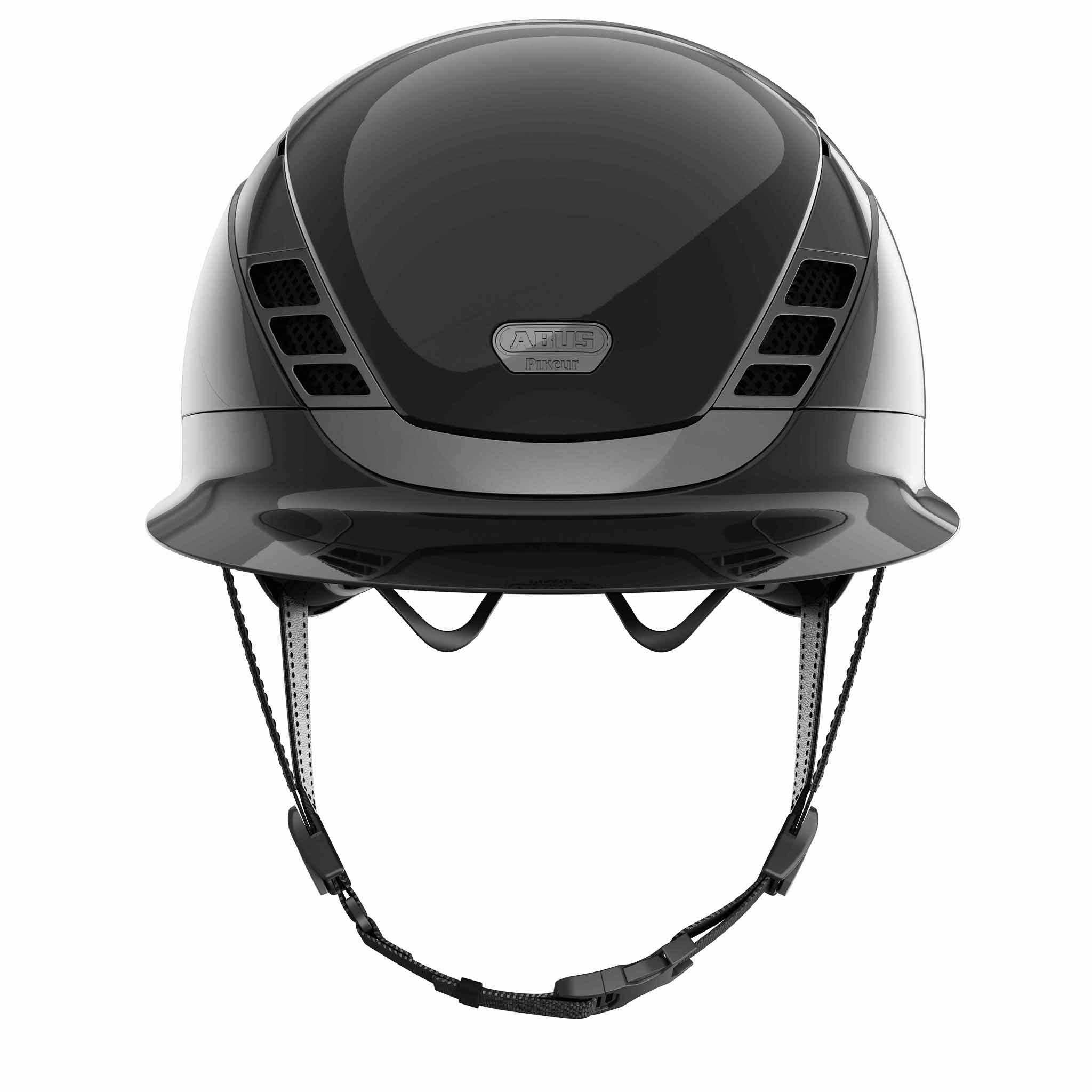Casque d'équitation AirLuxe CHROME, Shiny Black - ABUS Pikeur