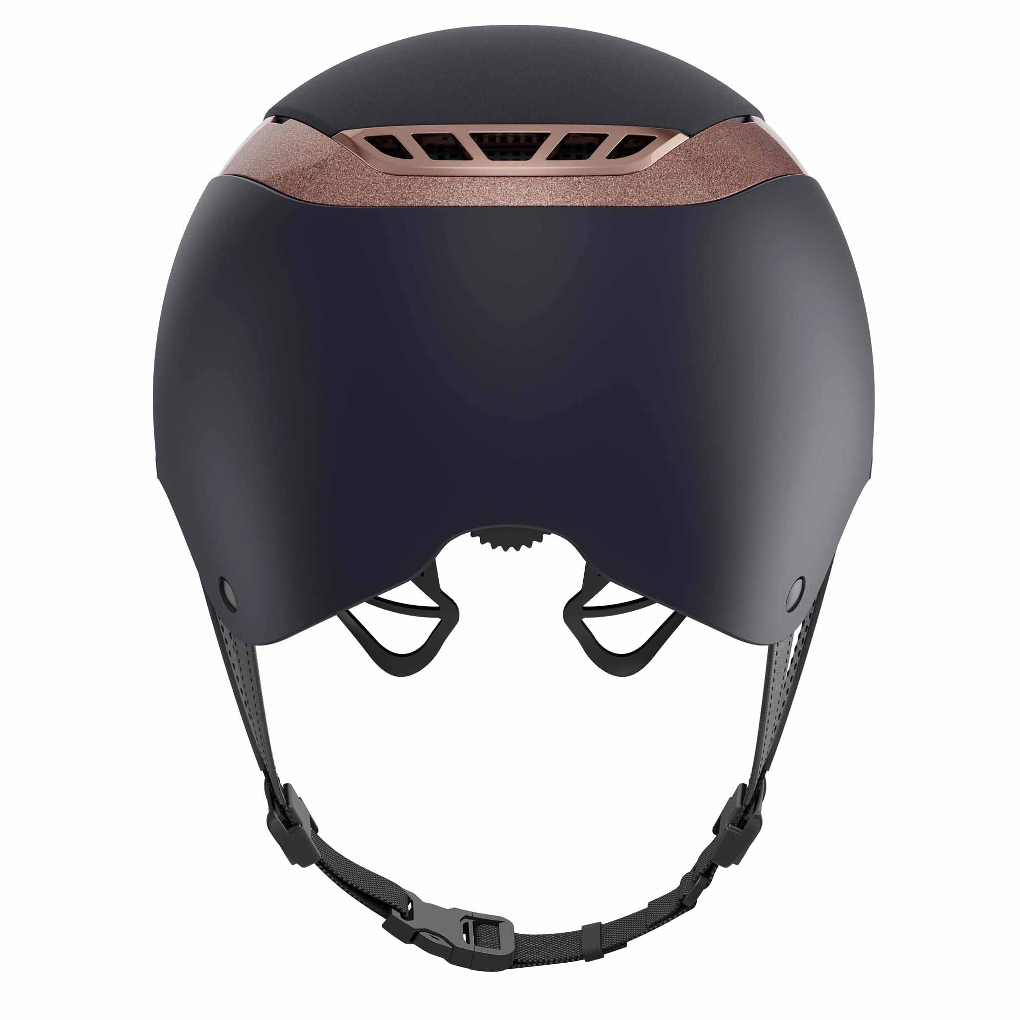 Casque d'équitation AirLuxe SUPREME, Midnight blue/Rose gold - ABUS Pikeur