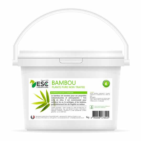 Bamboo, Remineralization and horse stiffness - ESC Laboratoire