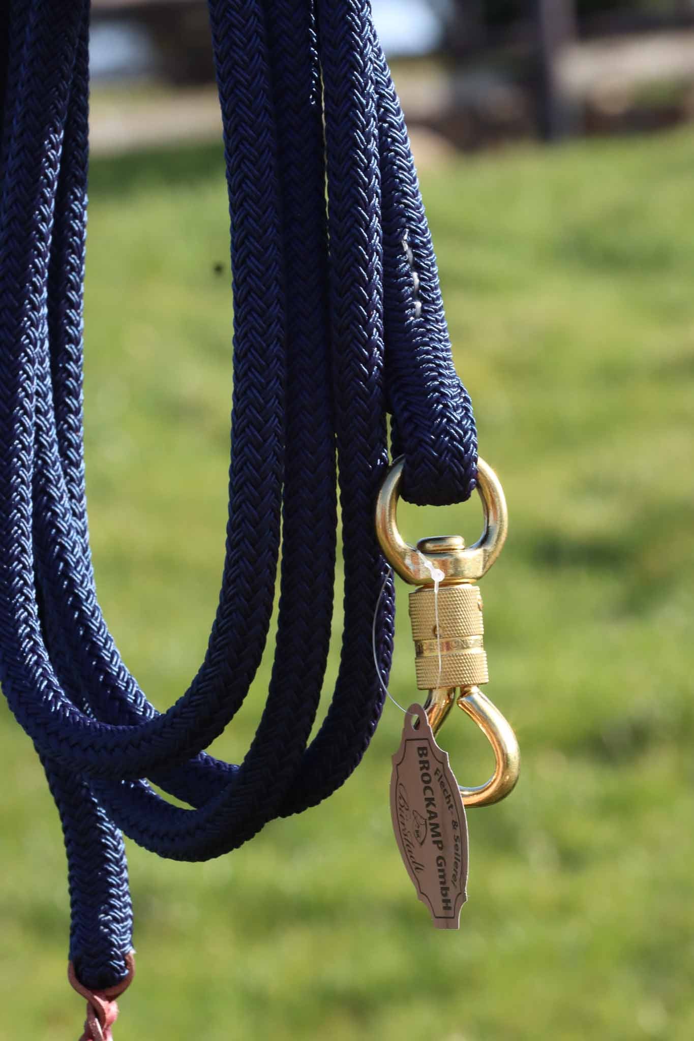 Longe Ethologique 3.70m, Bleu Marine - Brockamp
