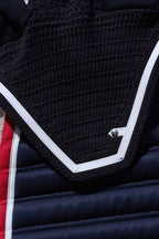 Bonnet Marine, liseré Blanc - Silver Crown