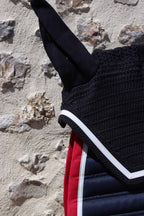 Bonnet Marine, liseré Blanc - Silver Crown