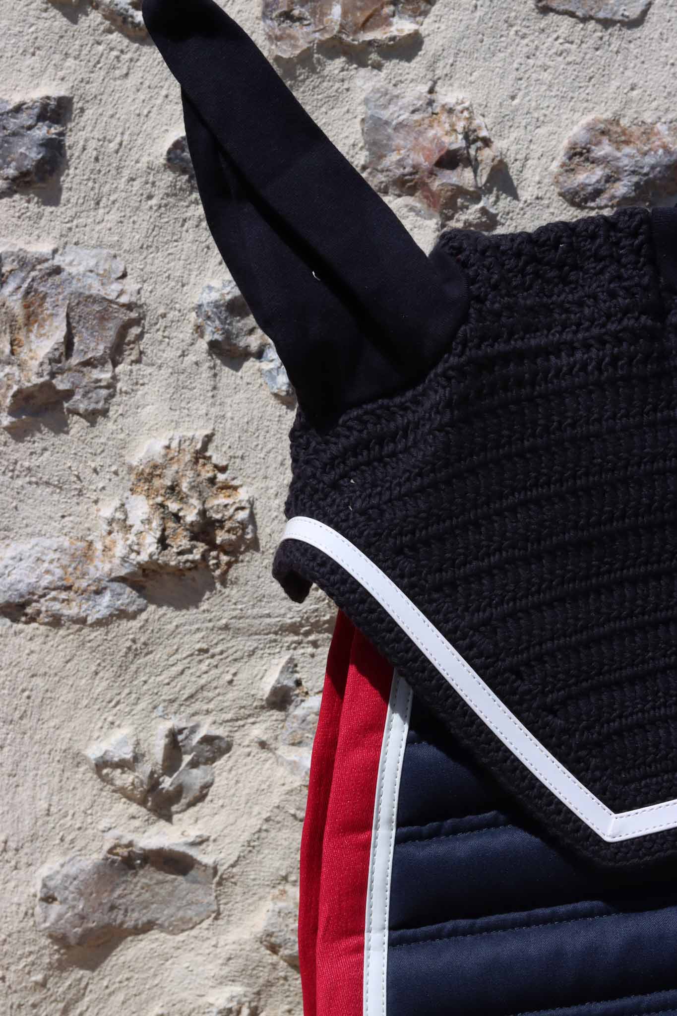 Bonnet Marine, liseré Blanc - Silver Crown