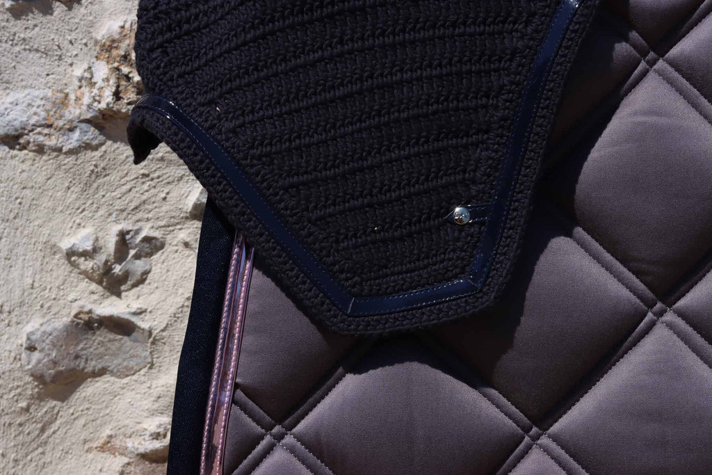 Bonnet Marine, liseré Marine - Silver Crown