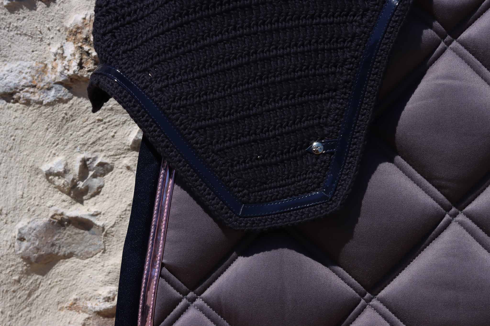 Bonnet Marine, liseré Marine - Silver Crown