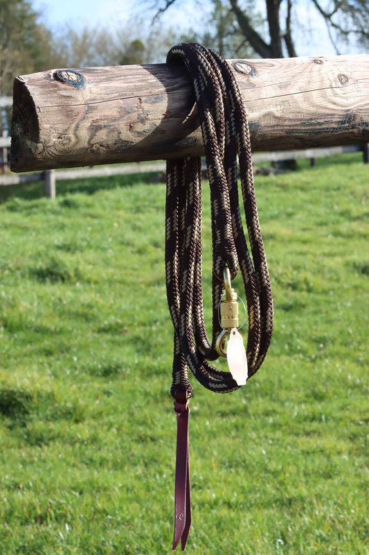 Ethological Lanyard 3.70m, Brown / Beige - Brockamp