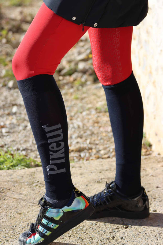 PK Chaussettes d'Équitation Silver Fluo Flame 35-38 