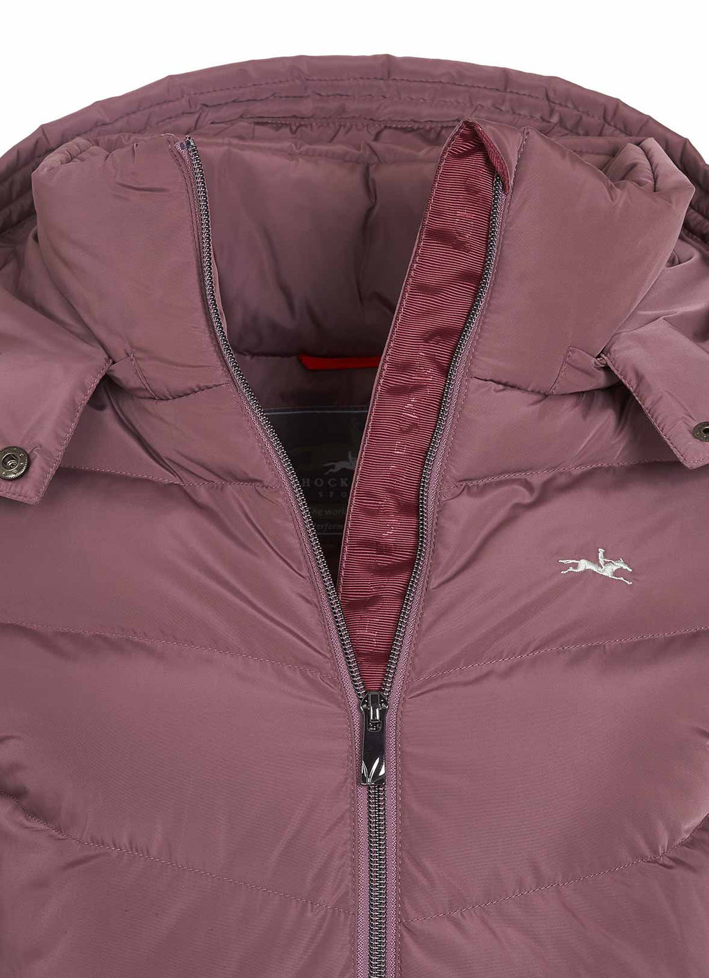 Frances Style Puffer Jacket, Rose Taupe - Schockemöhle