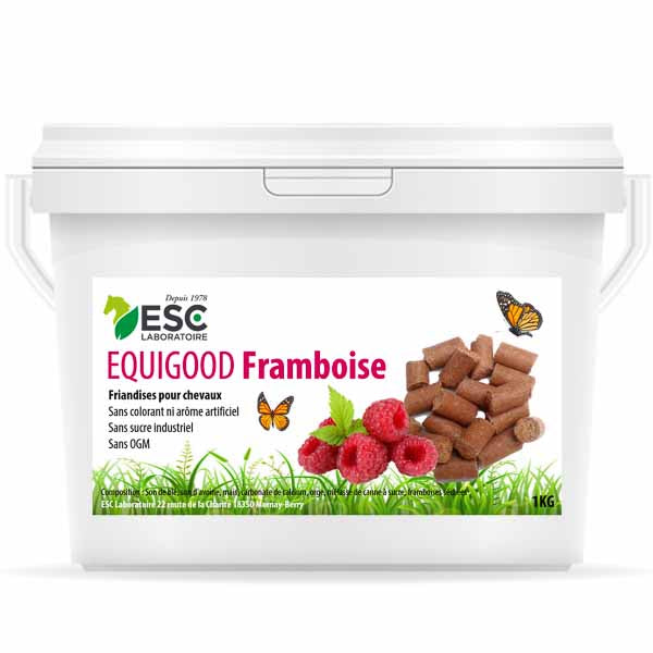 Equigood Fruit Himbeere - Leckereien für Pferde - ESC Laboratoire