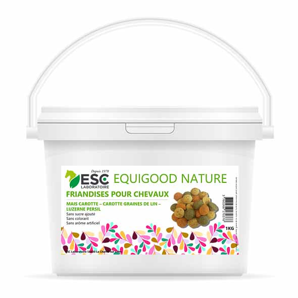Equigood Nature -  Friandises cheval sans sucres et naturelles - ESC Laboratoire