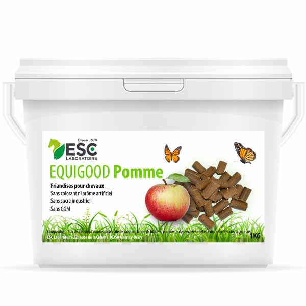 Equigood Fruit Pomme - Friandises pour chevaux - ESC Laboratoire
