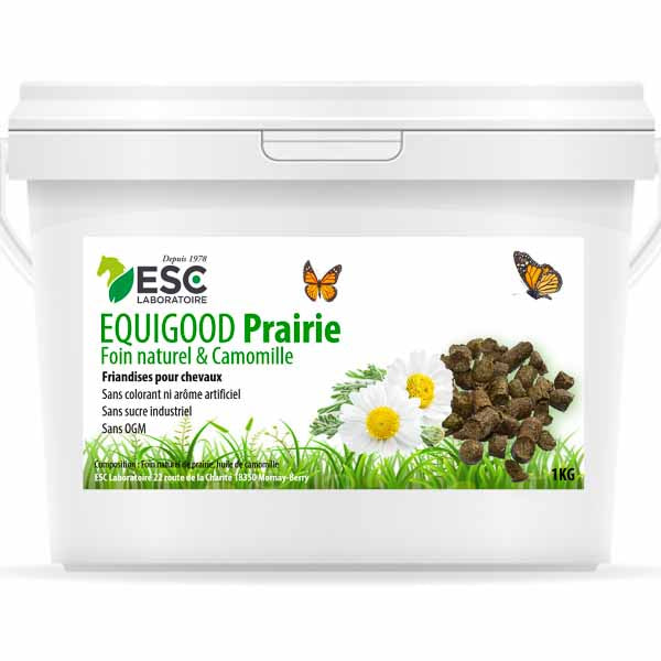 Equigood Prairie -   Friandises naturelle  à base de foin  - ESC Laboratoire