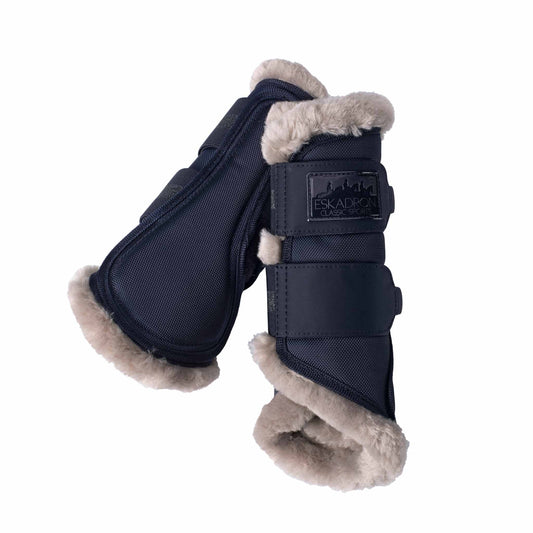 Fauxfur Gaiters, Dark Navy - Eskadron Classic Sports FW 21