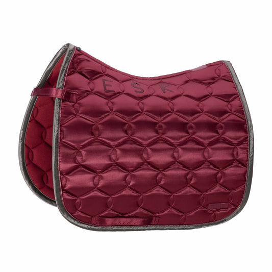 Saddle pad Satin Contrast, Rustic red - Eskadron Classic Sport AH