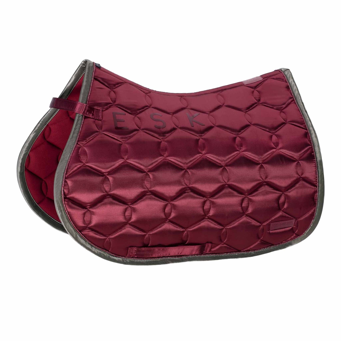 Saddle pad Satin Contrast, Rustic red - Eskadron Classic Sport AH
