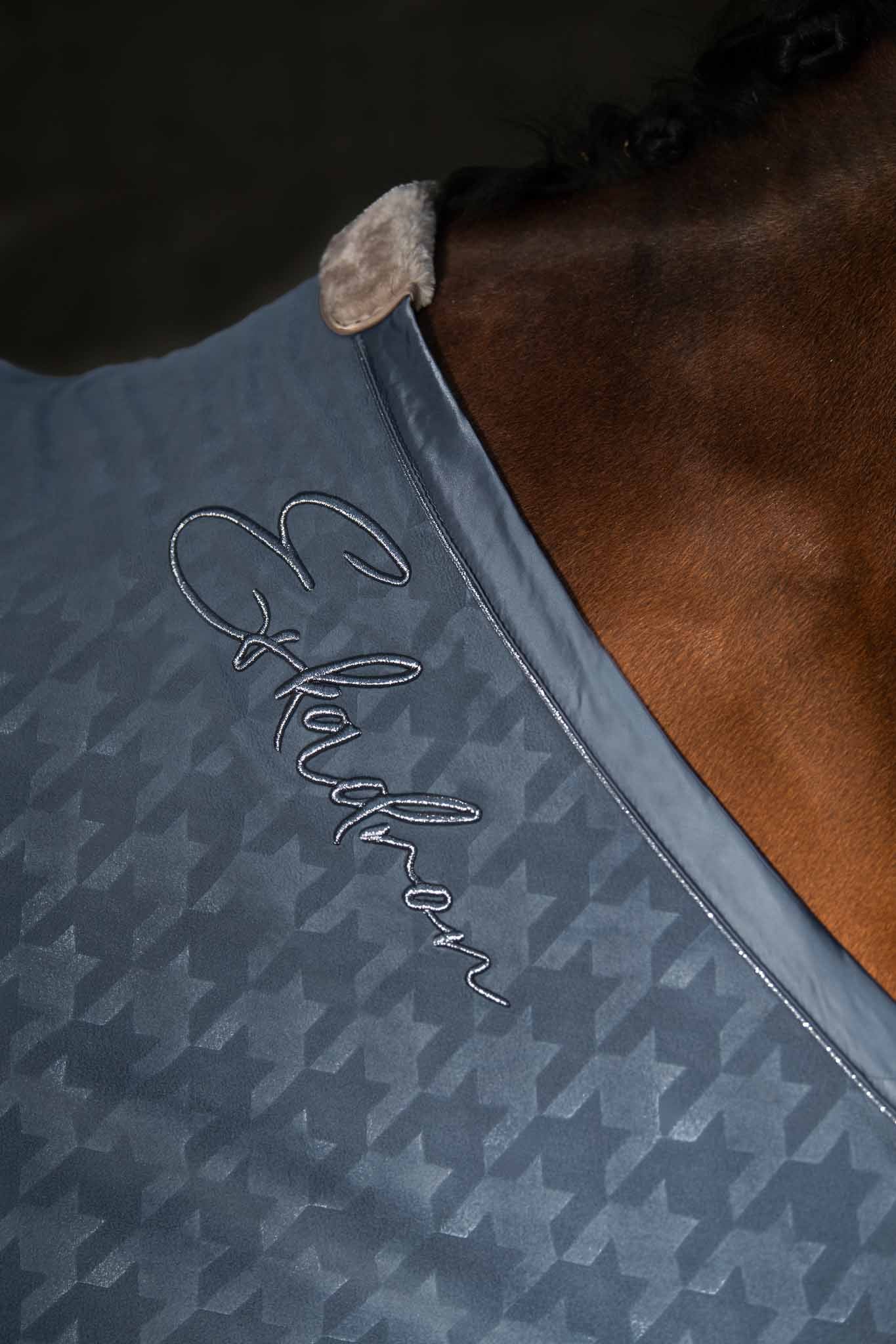 Chemise Fleece Stamped, Doveblue - Eskadron Essence