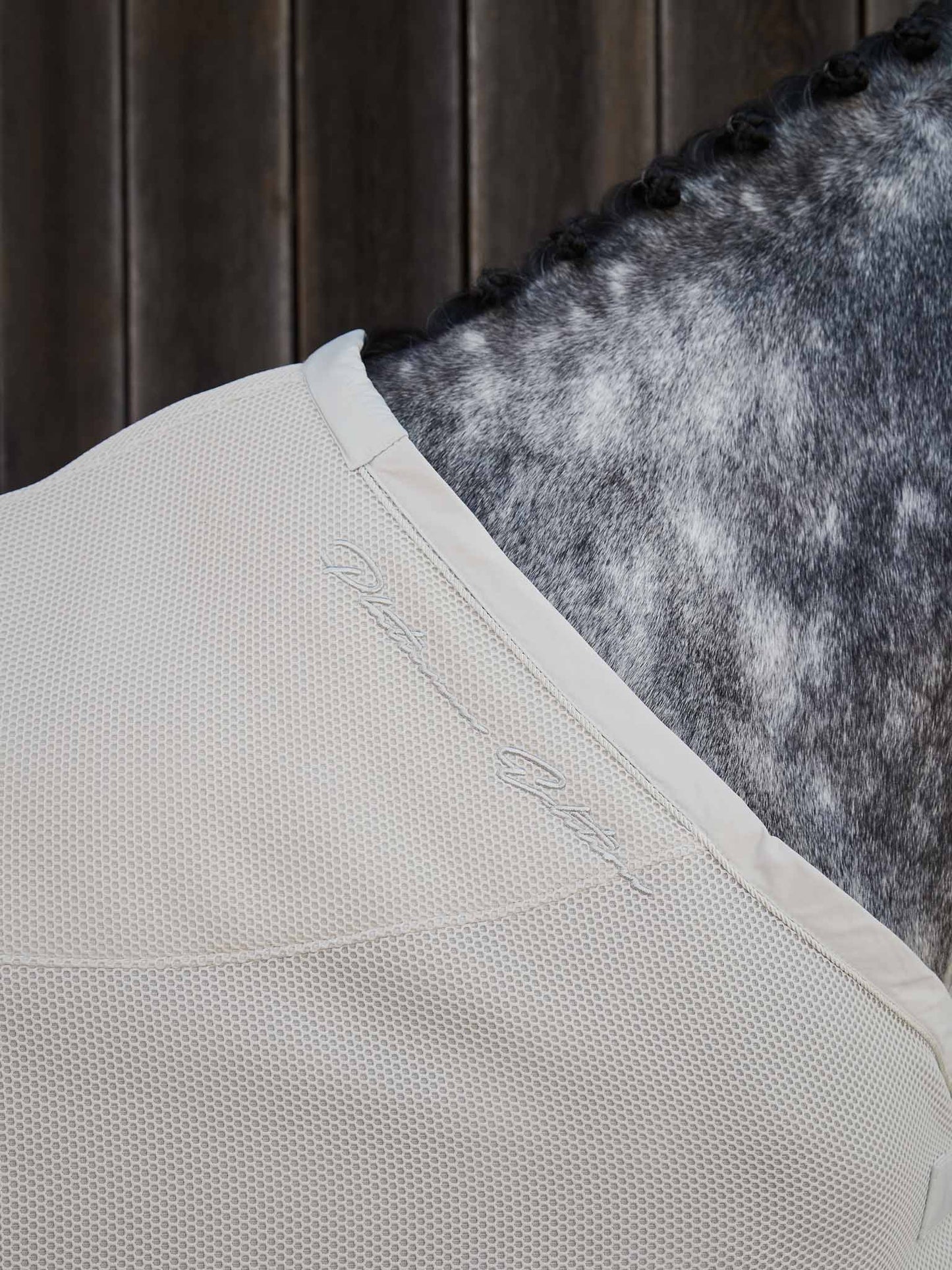Sweatshirtdecke Mesh, Perlgrau - Eskadron Platinum 22/23