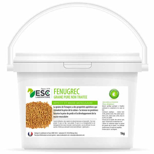 Fenugreek, condition and horse muscles – ESC Laboratoire