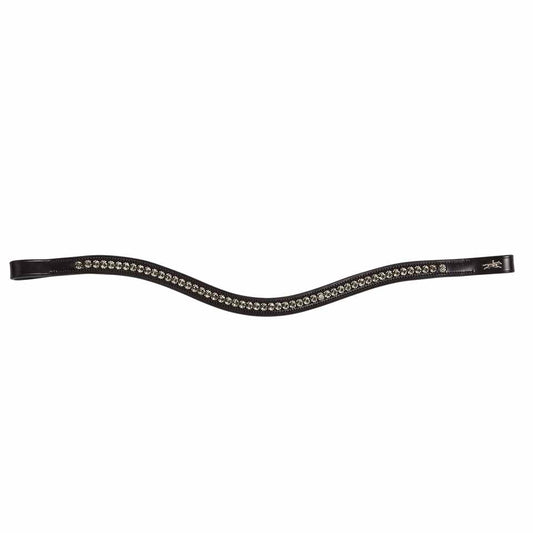 Browband Diamond Select, Black/Grey - Schockemohle