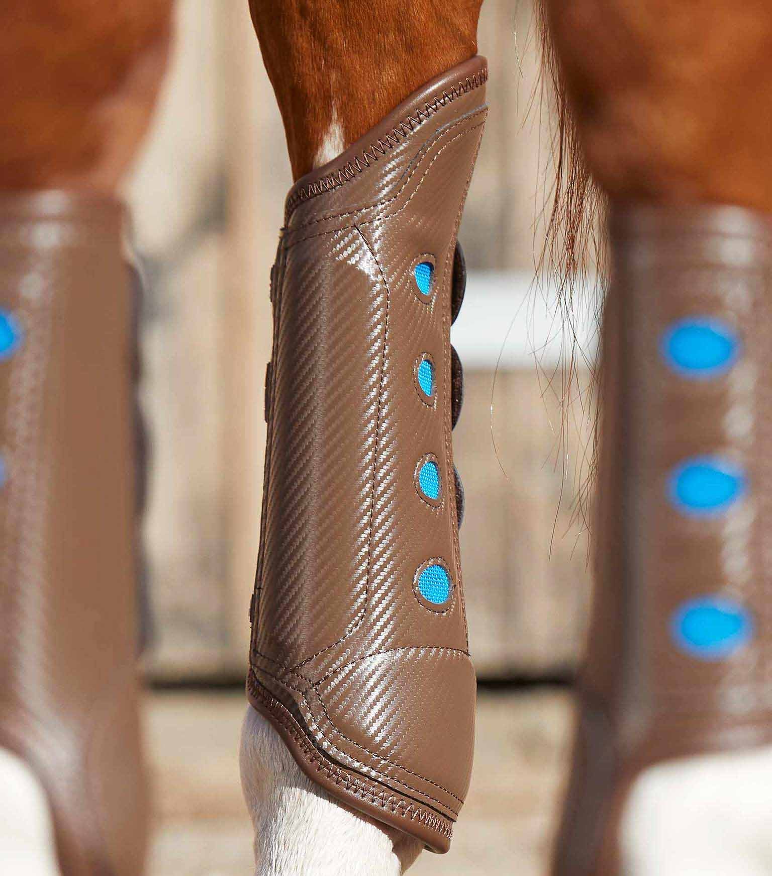 Guêtres Kevlar Airtechnology, marron - Premier equine – Crin d