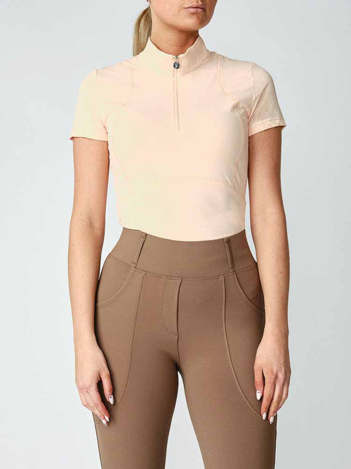 Adele Short Sleeve Base Layer, Peach - PS of Sweden