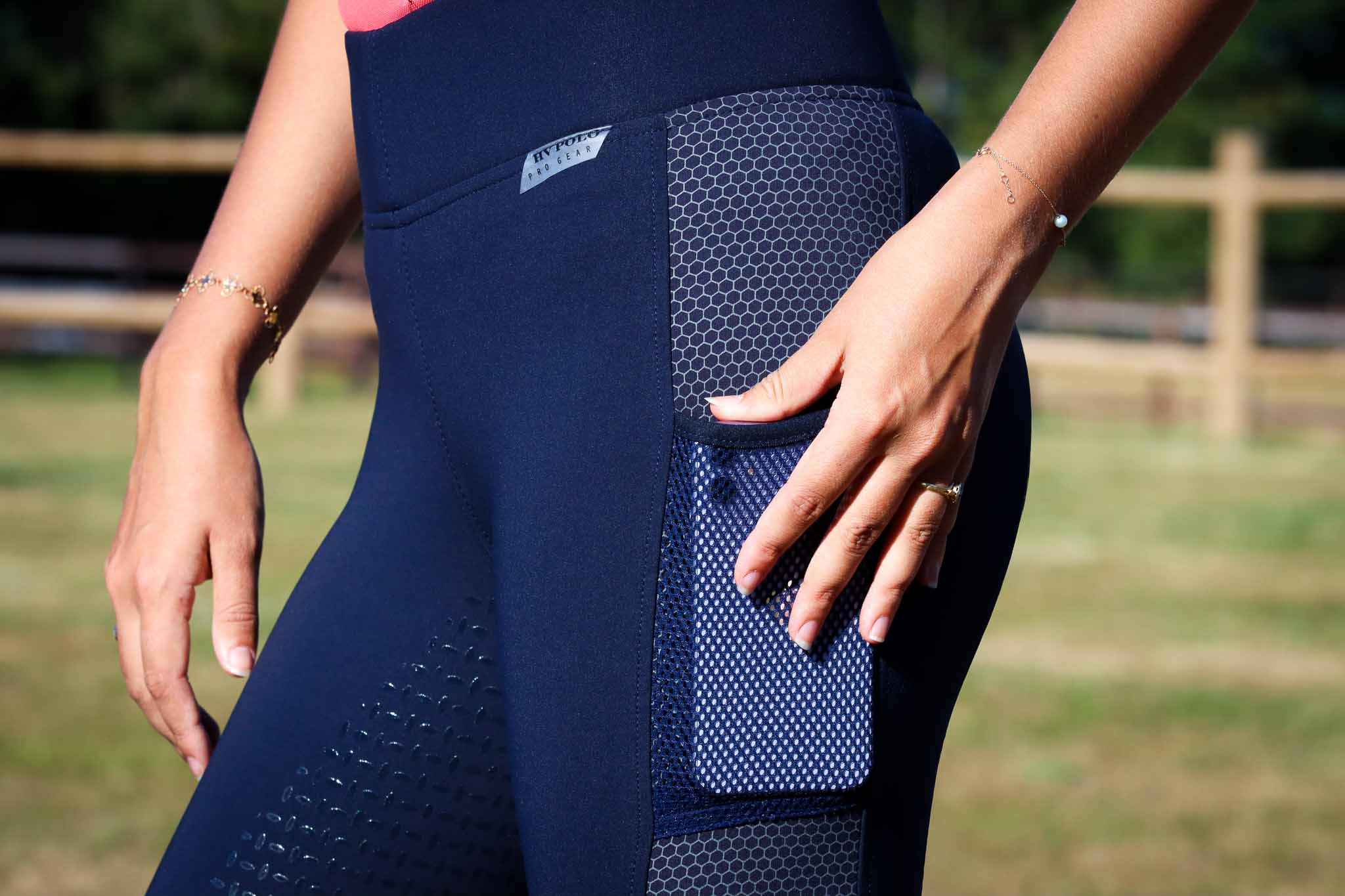 Riding leggings, Boston FSS, Navy blue