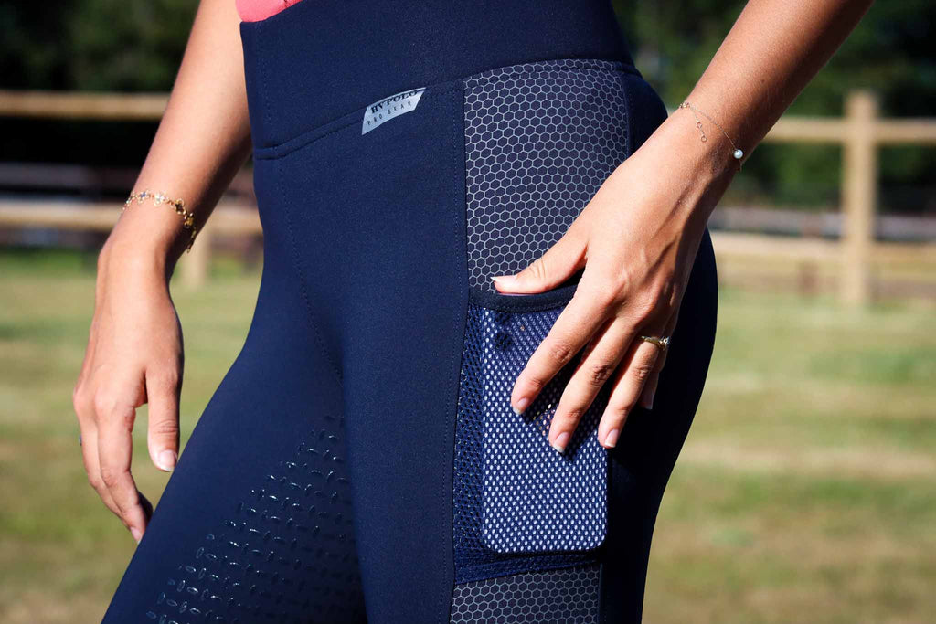 Legging d'équitation, Boston FSS, Bleu marine - HV Polo