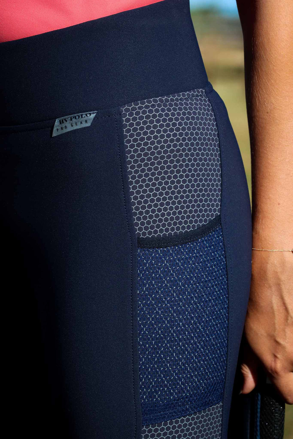 hv polo pro gear Reitleggings, Boston FSS, Marineblau