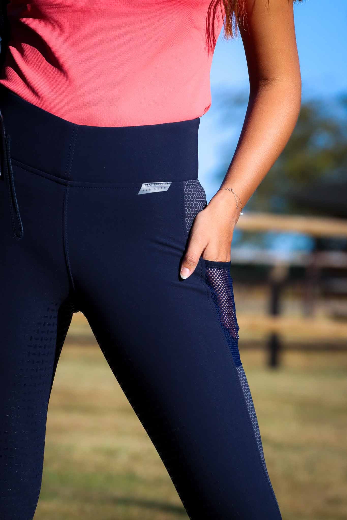 Riding leggings, Boston FSS, Navy blue - HV Polo