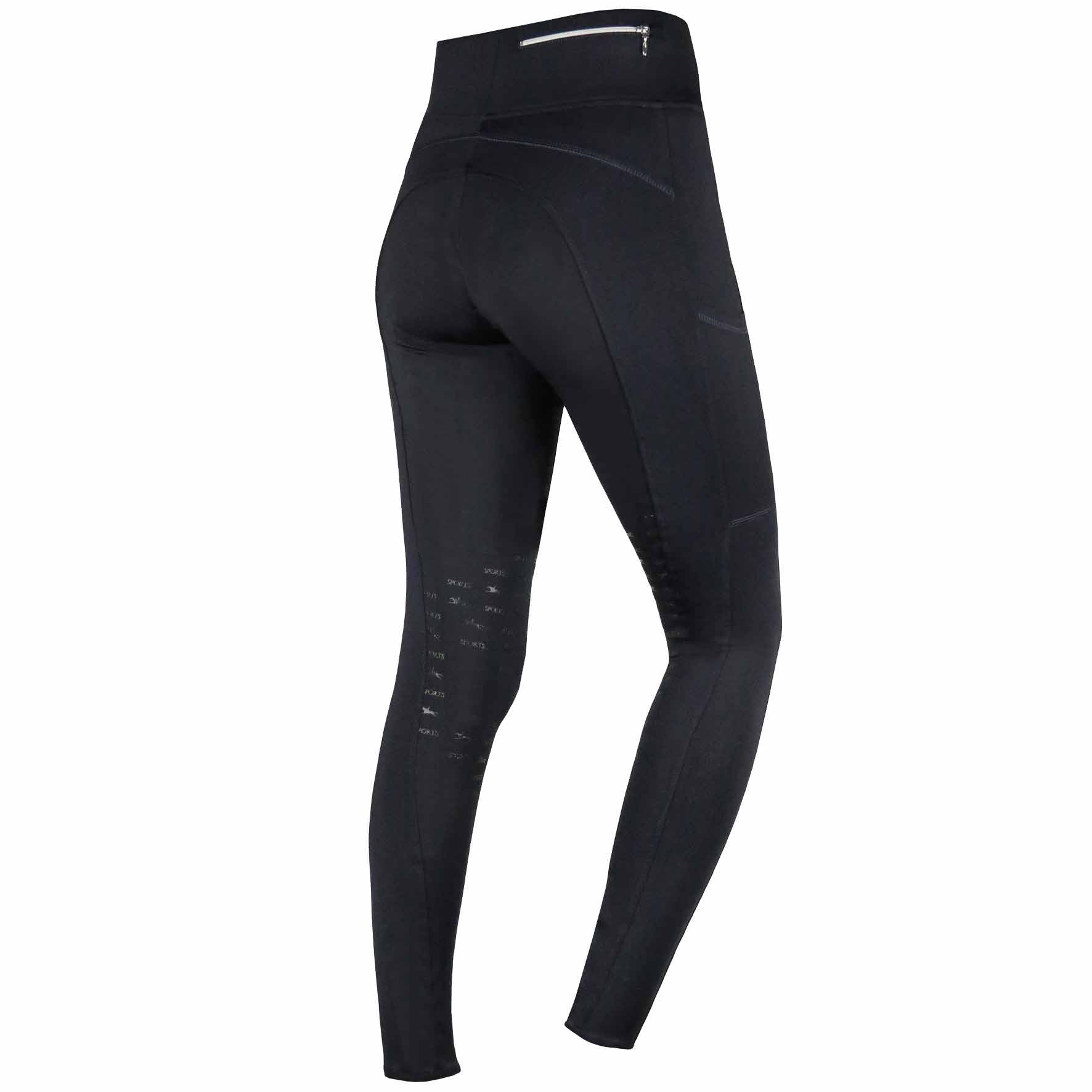 Reitleggings, Taschenreiten, Marineblau - Schockemöhle Sports