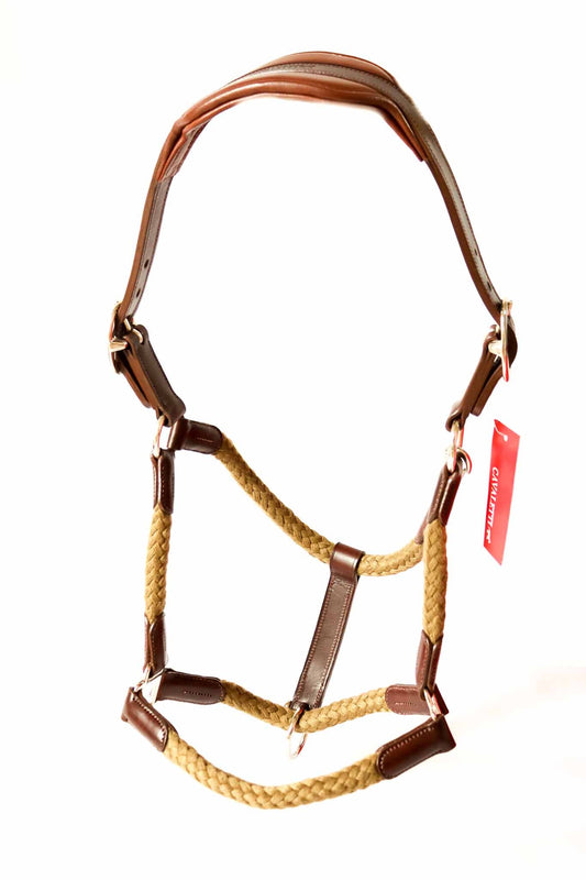 Halter Tara, Brown and Khaki - Cavaletti