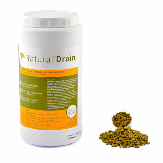 Natural'Drain, drainant cheval, 1,2kg - Natural'Innov